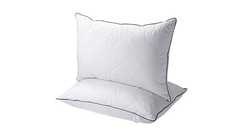 Sable 2 Pack Adjustable Down Pillow - Best 2-Pack Headache Pillow
