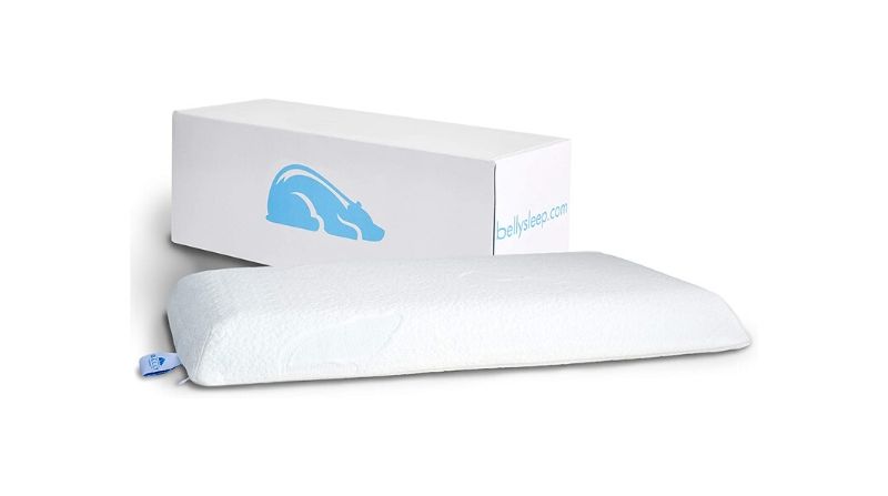 Belly Sleep Gel Infused Memory Foam Pillow – Best Option For Stomach Sleeping