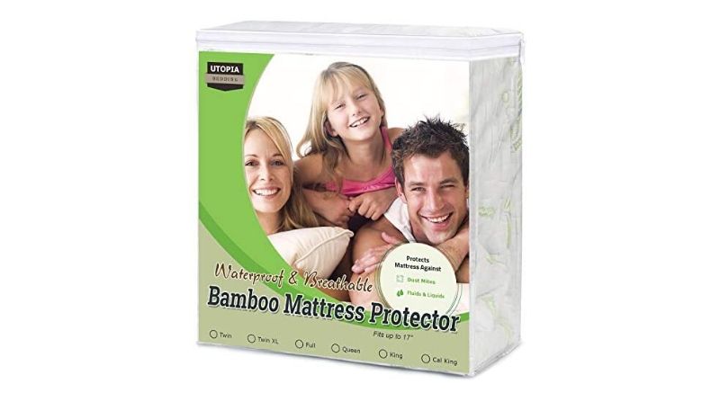 Utopia Bedding Bamboo Mattress Protector - Most Affordable