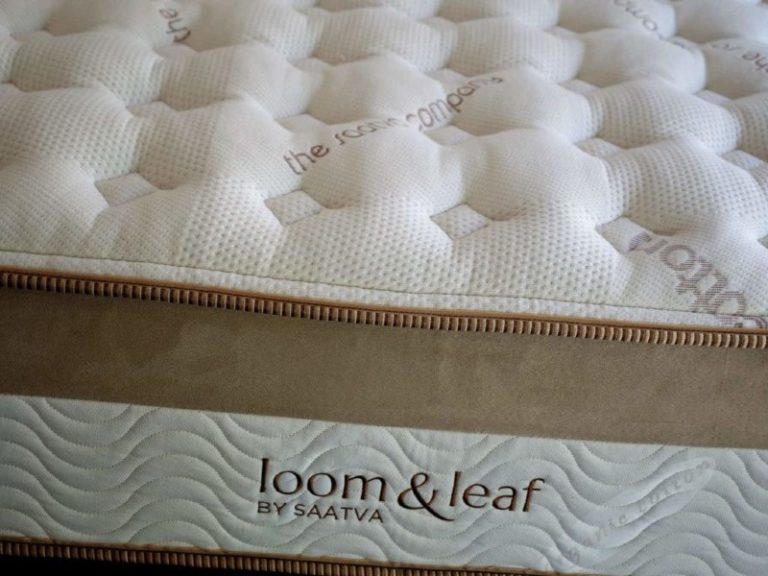 Loom and Leaf memory foam mattress side view