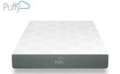Puffy Lux memory foam mattress front view