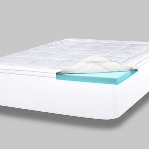 Best Quilted Topper –  ViscoSoft 4-Inch Pillow Top Gel Memory Foam Mattress Topper
