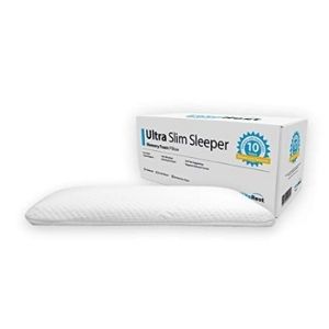 Elite Rest Ultra Slim Sleeper - Firm Memory Foam Pillow- Best Ultra-Thin Pillow