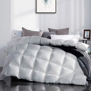 Snowman White Goose Down Comforter - Best Luxury Comforter