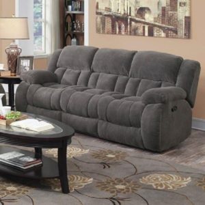 Coaster Home Furnishings Weissman Pillow Padded Motion Sofa