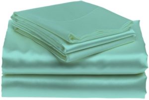 Bedding Emporium 7-Piece Silk Satin Sheet Set