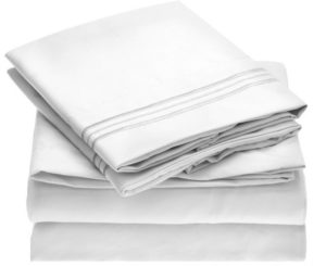 Mellani Bed Sheet Set Brushed Microfiber 1800 Bedding